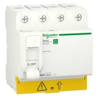 УЗО Schneider Electric Resi9 4P 40А, 30 мА ( AC ), R9R51440