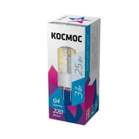 Лампа светодиодная LED капсула Космос 3Вт 220В G4 4500К, LksmLED3wJCG4220v45