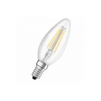 Лампа диммируемая филаментная светодиодная OSRAM свеча SCL B 60 DIM 5W/827 230V CL E14 520lm, 4058075230354