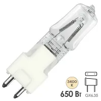 Лампа галогенная OSRAM 64540 BVM P1/13 650W 240V GX6.35 15h 3400K, 4052899158245