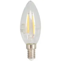 Лампа диммируемая филаментная светодиодная OSRAM свеча SCL B 60 DIM 5W/840 230V CL E14  520lm Filament, 4058075230385