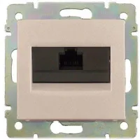 Розетка компьютерная RJ45 Cat.6 Legrand VALENA CLASSIC, слоновая кость, 774146