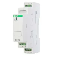 Реле промежуточное PK-2P/Un (монтаж на DIN-рейке 35мм 24В AC/DC 2х8А 2P IP20) F&F EA06.001.008