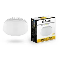 Лампа светодиодная Feron GX53 LB-454 15W 2700K, 25834