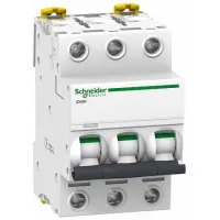 Автоматический выключатель Schneider Electric Acti9 3P 6А (D) 6kA, A9F75306