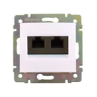 Розетка компьютерная RJ45 Cat.5 Legrand VALENA CLASSIC, слоновая кость, 695626