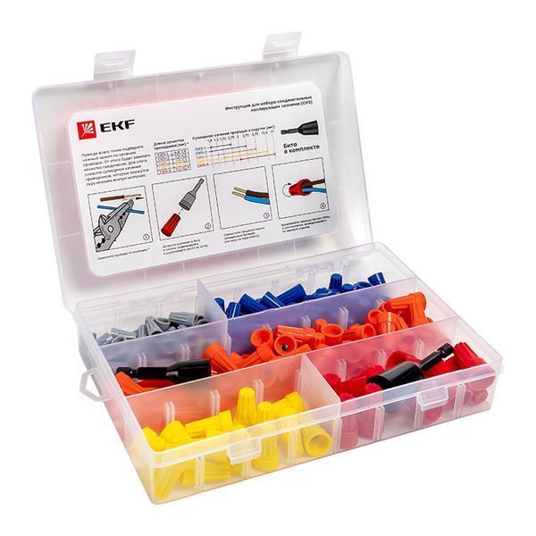 Набор СИЗ ( СИЗ-1 40шт, СИЗ-2 40шт, СИЗ-3 50 шт, СИЗ-4 15шт, СИЗ-5 10шт, Бита-2шт) EKF PROxima