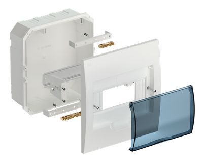 KREPTA 3 Корпус пластиковый ЩРВ-П-8 IP41 белый IEK