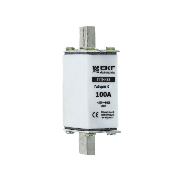 Плавкая вставка ППН-33 160/125А габарит 0 EKF