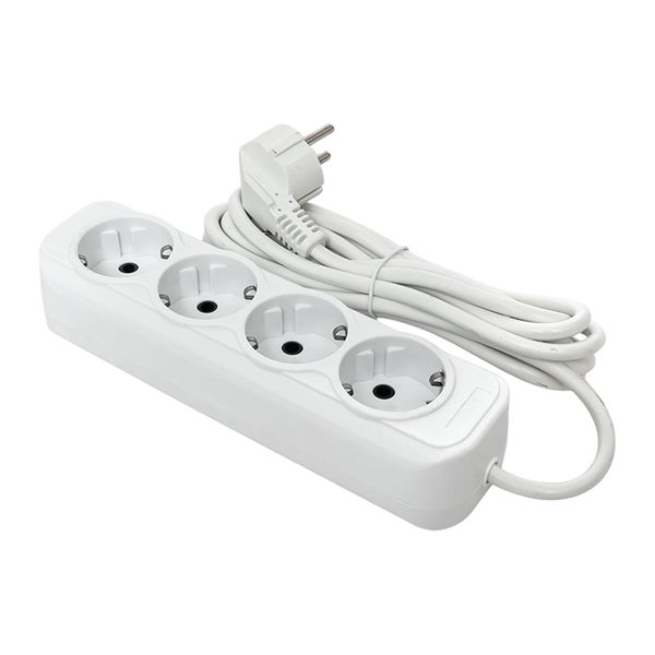 Удлинитель "Эксперт" 4 гнезда 5 метра 16А/3,5кВт с заземлением ПВС 3x1 EKF PROxima