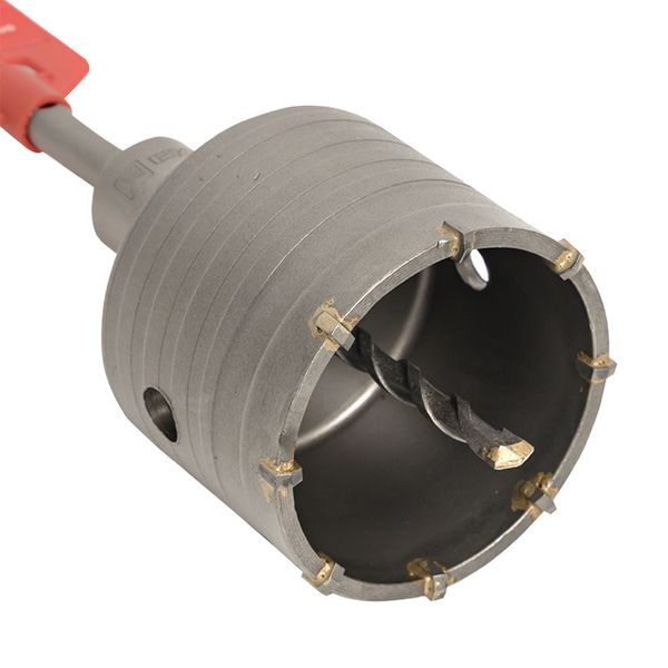 Коронка твердосплавная с оснасткой TCT-72 М22 SDS-plus EKF Master