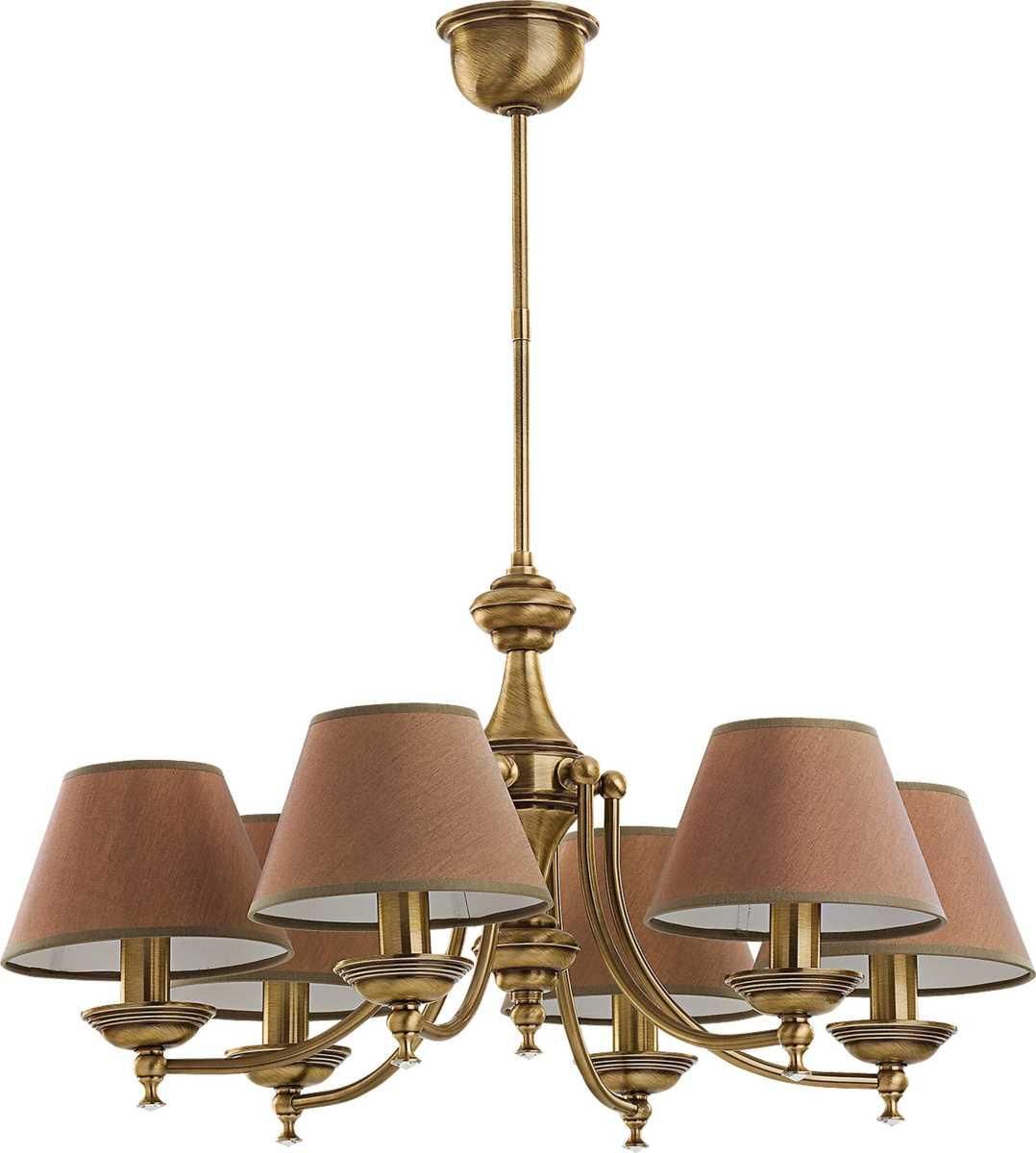 Подвесной светильник KUTEK San Marino Abażur SAN-ZW-6(P/A)CR