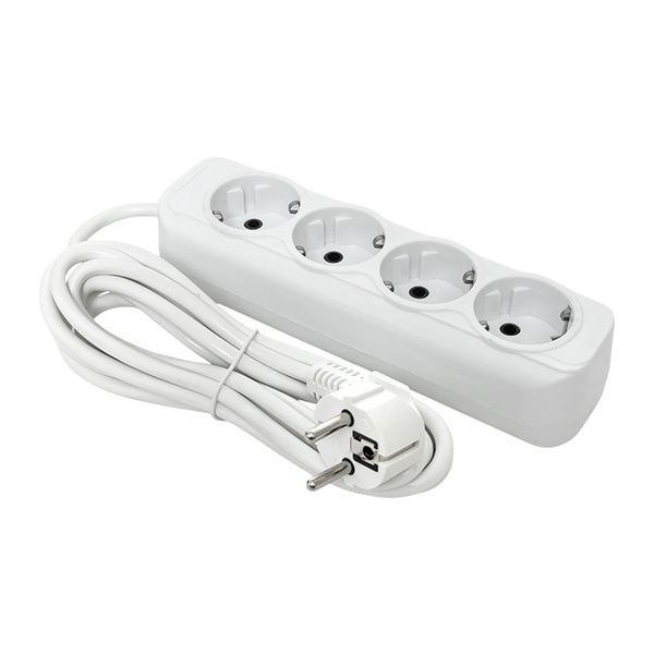 Удлинитель "Эксперт" 4 гнезда 5 метра 16А/3,5кВт с заземлением ПВС 3x1 EKF PROxima