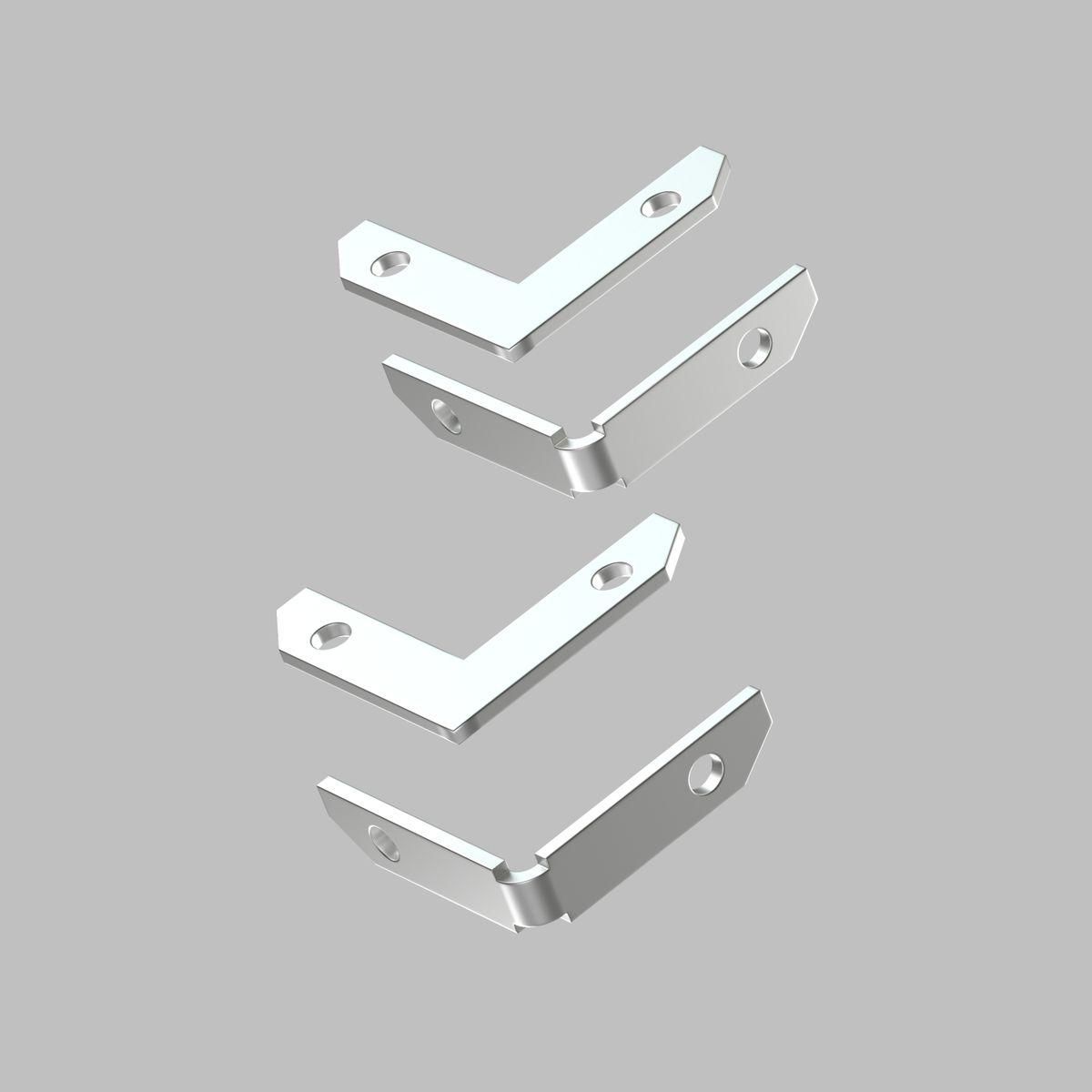 Комплект угловых соединителей шинопровода Denkirs Smart One (4 шт.) TR2027-AL