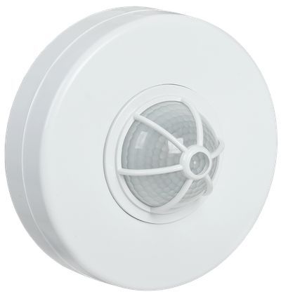 Датчик движения ДД-024В 1100Вт 180-360град 6м IP33 белый IEK