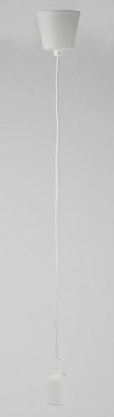 Патрон с подвесом ЭРА белый ACS PTR/P-E27-PLA-WH-CAB Б0048038