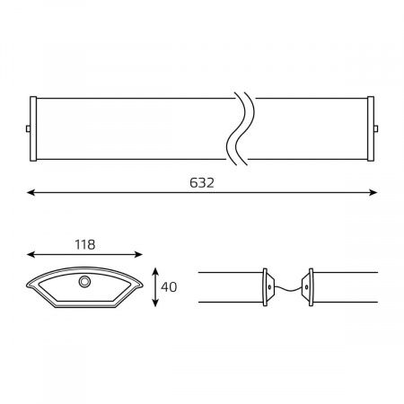 Настенно-потолочный светильник Gauss 909427260