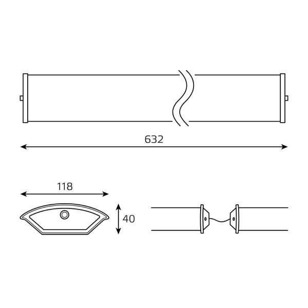 Настенно-потолочный светильник Gauss 909427260