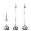 Подсвечник ArtHomeDecor DROP 6917 M SILVER
