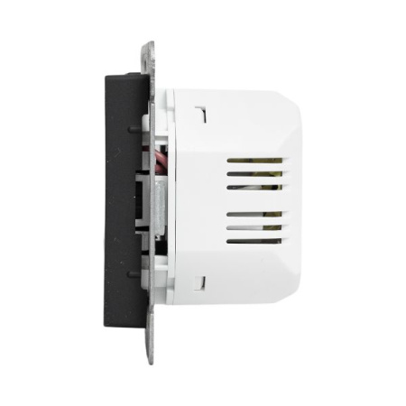 Механизм розетки USB-С, быстрая, чёрная Эпика EKF (кратно 1)