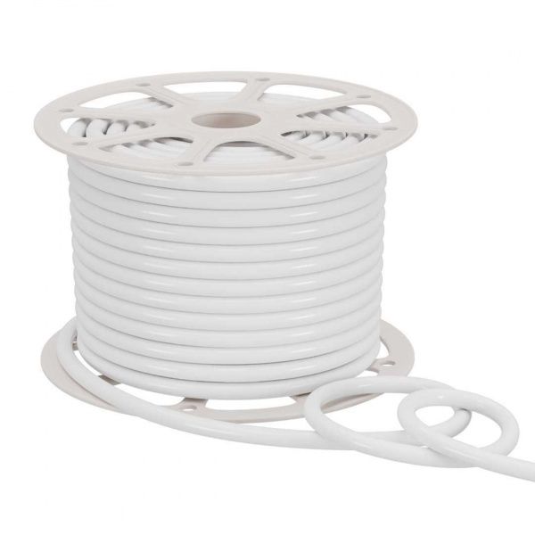 Светодиодный неон Apeyron 220В, 6Вт/м, 300лм/м, 3000К (т/б), smd 2835, 144д/м, круглый, d=14мм, 50м, IP66 17-57