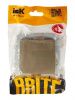 BRITE Выключатель 1-клавишный проходной 10А ВС10-1-6-БрШ шампань IEK