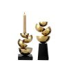Подсвечник ArtHomeDecor FRAGMENT 6933 S GOLD  BLACK