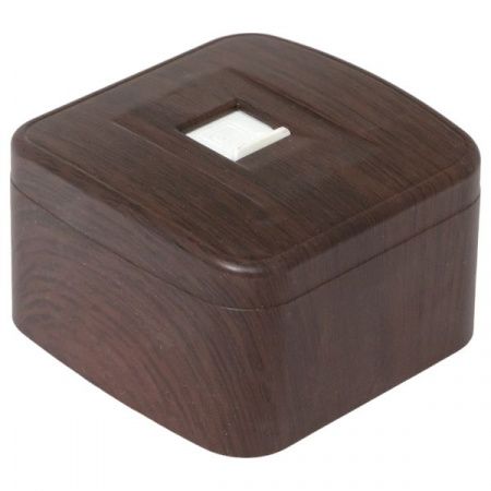 Розетка RJ-45 1-местная ОП Минск, 1А, 120В, тёмное дерево EKF