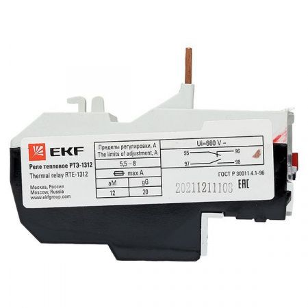 Реле тепловое РТЭ-1312 5,5-8А EKF PROxima