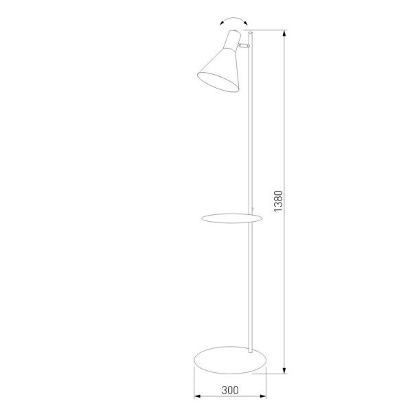 Торшер TK Lighting 5864 Jump