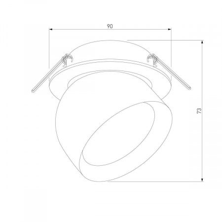 Встраиваемый светодиодный спот Elektrostandard Uno 25092/LED a065453