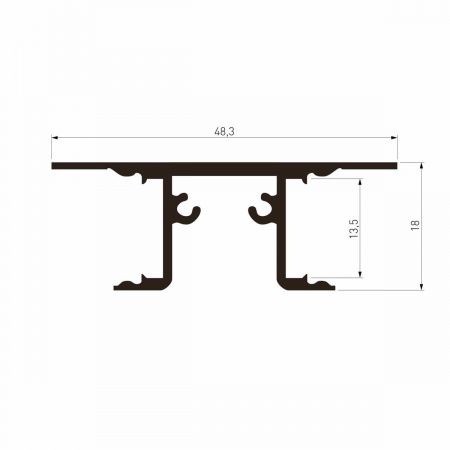 Профиль алюминиевый с рассеивателем Elektrostandard LL-2-ALP022 a066621