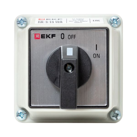 Перекл. кулачк. ПК-3-13 16А 3P "Вкл.-Выкл." IP54 EKF