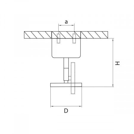 Основание для светильника Lightstar Rullo 590010