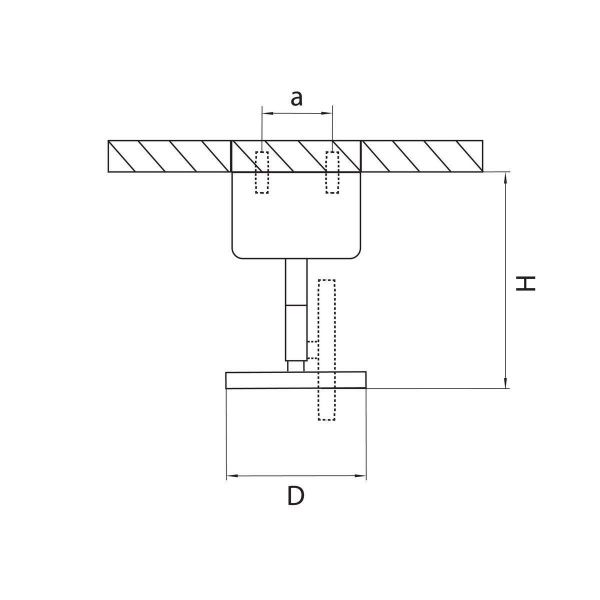 Основание для светильника Lightstar Rullo 590010