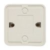 Рим Розетка 1-местная 10А без заземления белая EKF