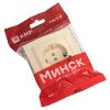 Розетка 1-местная СП с/з Минск 16А бежевая с защ. штор. с USB 1А EKF