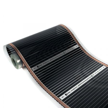 Инфракрасный пленочный теплый пол 220Вт 1м2 ширина 0,5 метра EKF