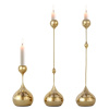 Подсвечник ArtHomeDecor DROP 6916 M Gold