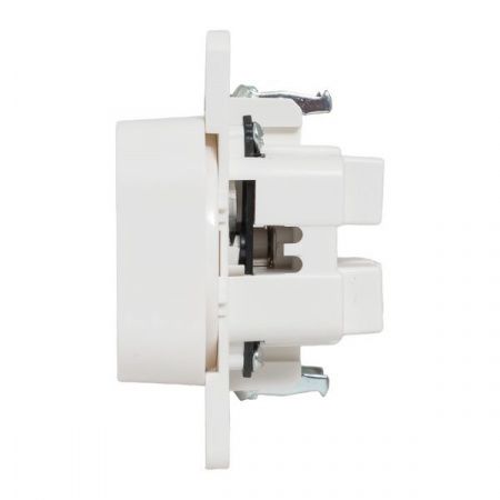 Стокгольм Механизм Розетки 2-местной б/з 10А автоматические клеммы белый с защ. штор. EKF PROxima