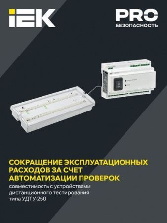 Светильник аварийный ДПА 5042-3 3ч универсальный IP65 IEK