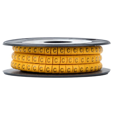 Маркер кабельный 2,5 мм2 "C" (1000 шт.) (ЕС-1) EKF PROxima