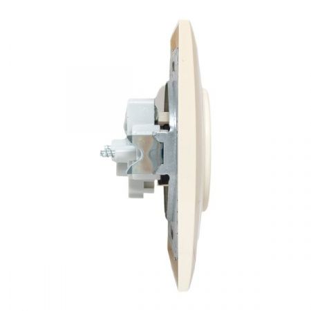 Валенсия розетка 1-местная б/з 10А кремовая с защ. штор. EKF PROxima