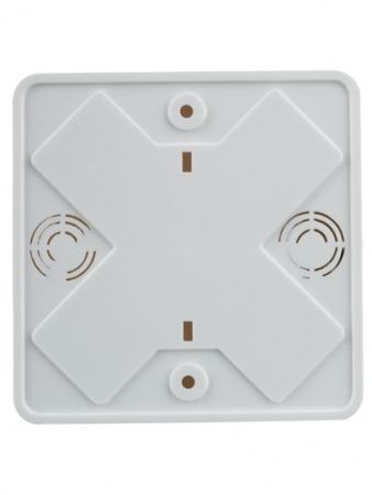 Коробка распаячная КМ41219 для открытой проводки безгалогенная (HF) 100х100х29мм белая (6 клемм 6мм2) IEK