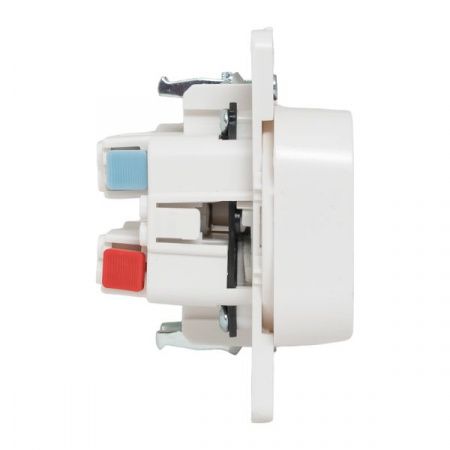 Стокгольм Механизм Розетки 2-местной б/з 10А автоматические клеммы белый с защ. штор. EKF PROxima