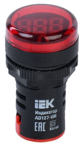 Индикатор значения напряжения AD127-VM IEK