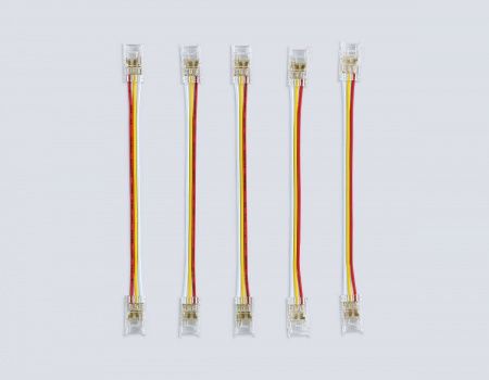 Соединитель гибкий двухсторонний AMBRELLA LIGHT ILLUMINATION COB CCT 12/24V для лент 8mm(3 конт.) (5шт. в комплекте) GS7911