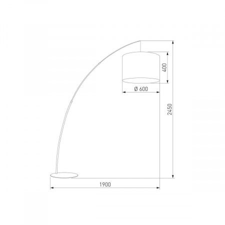 Торшер TK Lighting 5488 Moby Green